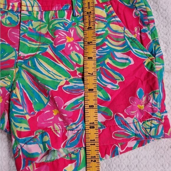 Lilly Pulitzer Pomegranate Jungle Callahan Shorts Size 0 - Picture 11 of 13